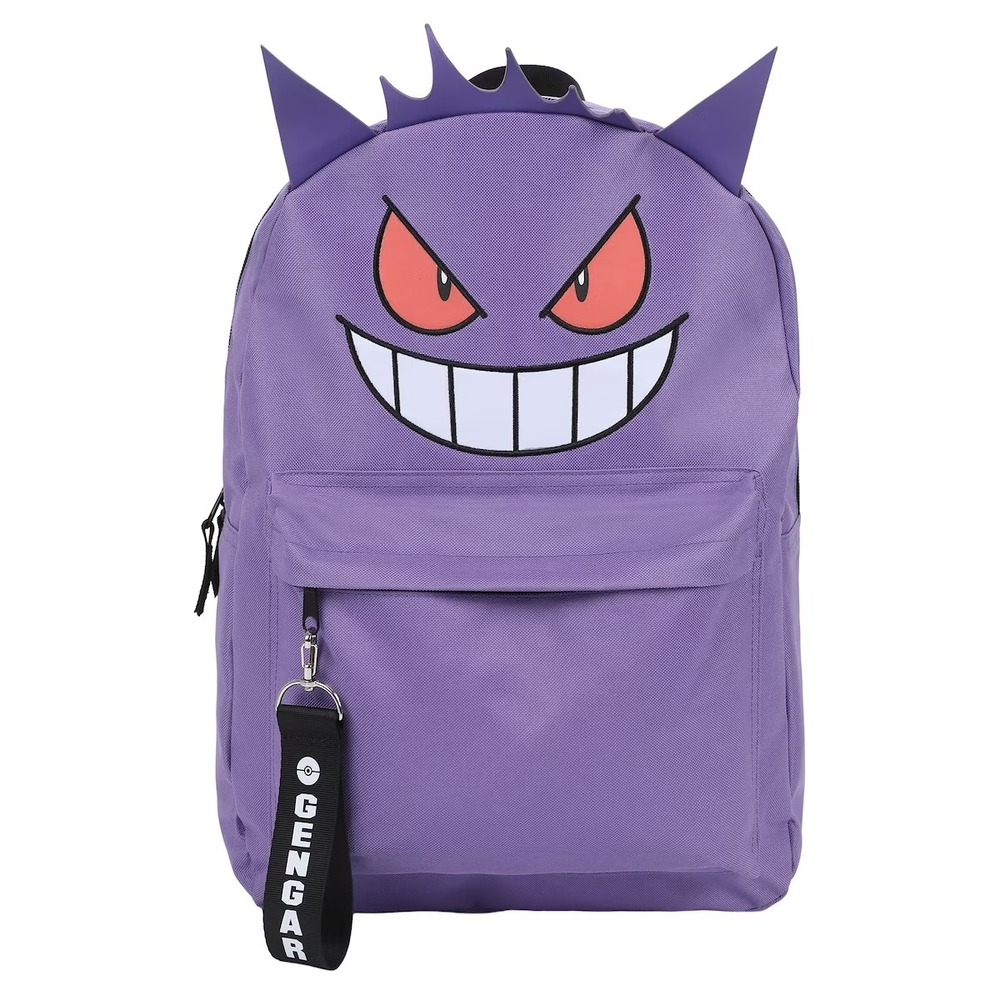 Pokemon GENGAR Bioworld School Bag Backpack NEW Chunky Webbing Strap